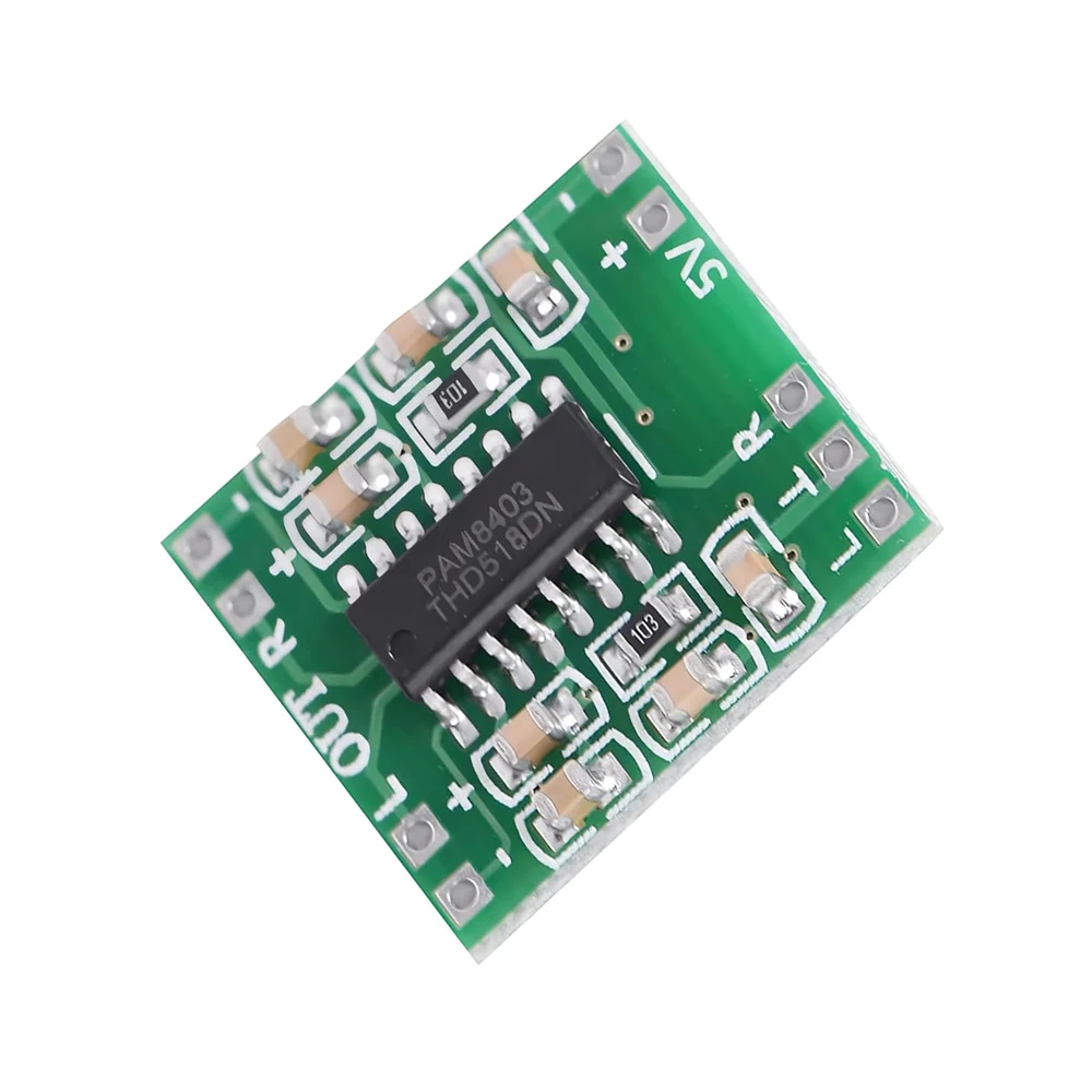 ماژول آمپلی فایر صوتی PAM8403 2x3W خازن بزرگ